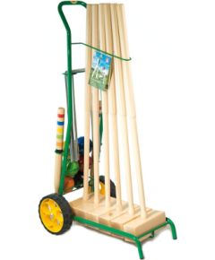 Londero Croquet Set Semi Pro 6 kroketa komplekts ar metāla ratiņiem (10206)