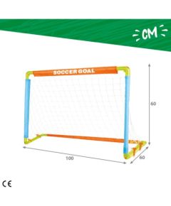 Futbola vārti salokāmi 100x60x60 cm CB Sport 3+ CB47692