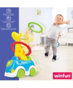 Win Fun Muzikāla rotaļlieta Žirafe ar riņķiem 24 cm no 18 men. CB46522