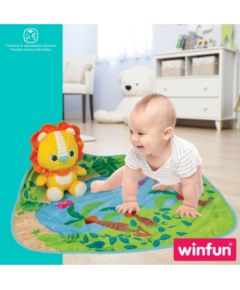 Win Fun Komplekts plīša Lauva ar flisa pledi 71x71 cm CB46499