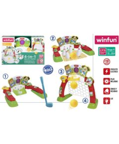 Win Fun Sporta centrs mazuļiem ar skaņu un gaismu 4 in 1 no 18 men. CB44759