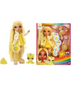 Lelle MGA Rainbow High Classic Doll Sunny ar gļotām un mājdzīvnieku 28 cm 120186