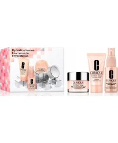 CLINIQUE_SET Hydration Heroes Moisture Surge 100H nawilżający krem do twarzy 30ml+ Moisture Surge maska do twarzy na noc 30ml + Spray do twarzy 30ml