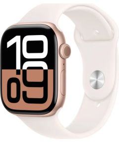 Apple Watch 10 GPS 46mm Rose Gold Alu + Light Blush Sport Band - M/L