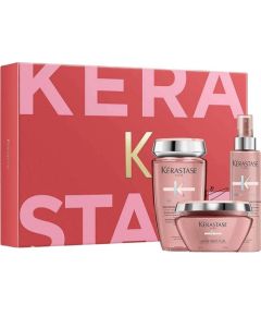 Kerastase Chroma Absolu zestaw szampon do włosów 250ml + maska do włosów 200ml + serum termiczne 150ml