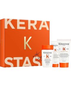 Kerastase Nutritive zestaw odżywczy szampon do włosów 80ml + odżywcze mleczko do włosów 75ml + nektar termiczny do włosów 50ml