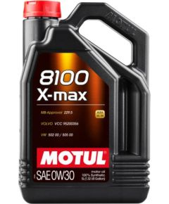 Motul 8100 X-max 0W30 5L API SL  ACEA A3/B4