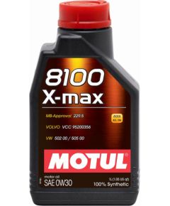 Motul 8100 X-max 0W30 1L API SL  ACEA A3/B4