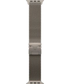 Apple 49mm Natural Titanium Milanese Loop - Large