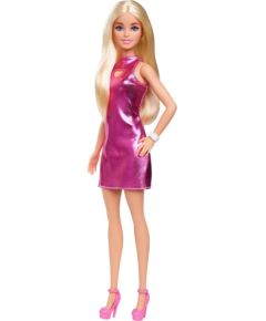 Mattel Barbie: Fashionistas #230 - Blonde Hair with Pink Metallic Dress Doll (HYT88)