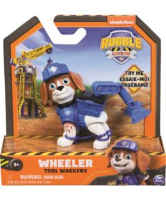 Spin Master Paw Patrol: Rubble  Crew - Wheeler Tool Waggers Action Pup (20148306)