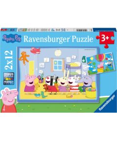 Ravensburger Puzzle: Peppa Pig - Peppas Adventures (2x12pcs) (5574)