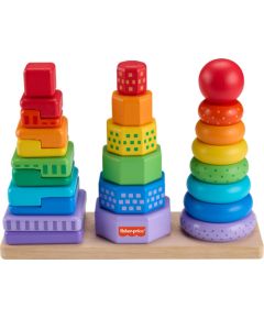 Mattel Fisher-Price - Wooden Stacking Shape Sorter (HXT76)