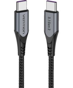 USB-C to USB-C 100W Vention TAHHF 5A 1m USB 3.1 Gen2 4k cable (gray)