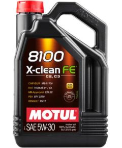 Motul 8100 X-clean FE 5W30 5L C2/C3, SP, MB229.52