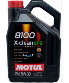 Motul 8100 X-clean EFE 5W30 4L C2/C3, SN, MB229.52