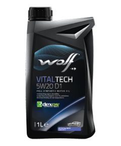 Wolf VITALTECH 5W20 D1 1L API SN/RC, GMdexos1 Gen 2