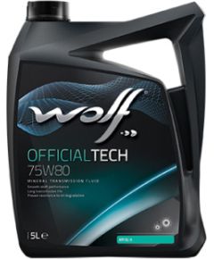 WOLF OFFICIALTECH 75W80 5L GL5 VW 501 50, G 005 000