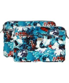 iLike Universal  WONDER SLEEVE LAPTOP 13-14 INCHES WHITE POPPIES