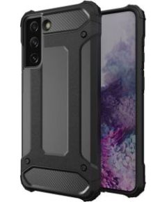 Hurtel -  Hybrid Armor Case Tough Rugged Cover for Samsung Galaxy S22 Ultra black