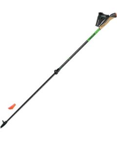 Gabel Carbon XT 2S-80 F.L. Regulējamas nūjas nūjošanai, 78-135 cm Melnas/Zaļas