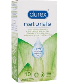 Durex Naturals 10pc M / Condoms