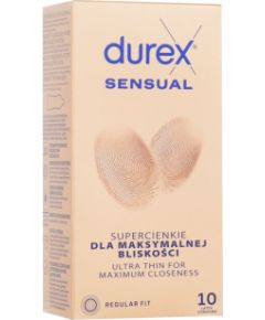 Durex Sensual 10pc M / Condoms