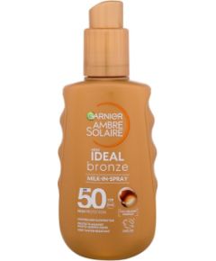 Garnier Ambre Solaire / Ideal Bronze Milk-In-Spray 150ml SPF50 U / Sun Body Lotion