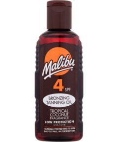 Malibu Bronzing Tanning Oil 100ml SPF4 W / Sun Body Lotion