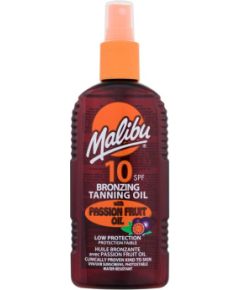 Malibu Bronzing Tanning Oil / Passion Fruit Oil 200ml SPF10 W / Sun Body Lotion