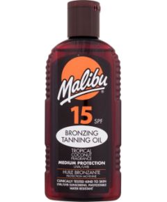 Malibu Bronzing Tanning Oil 200ml SPF15 W / Sun Body Lotion