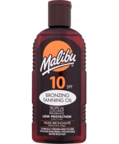 Malibu Bronzing Tanning Oil 200ml SPF10 W / Sun Body Lotion