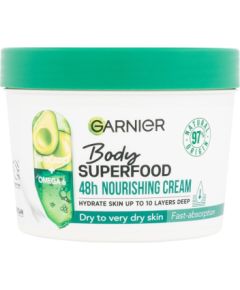 Garnier Body Superfood / 48h Nourishing Cream 380ml Avocado Oil + Omega 6 W / Body Cream