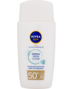 Nivea UV Face Specialist / Derma Skin Clear 40ml SPF50+ W / Face Sun Care