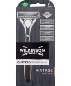 Wilkinson Sword Quattro / Essential 4 Vintage Edition 1pc M / Razor