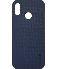 Evelatus Huawei  P20 TPU case 2 with metal plate (possible to use with magnet car holder) Blue