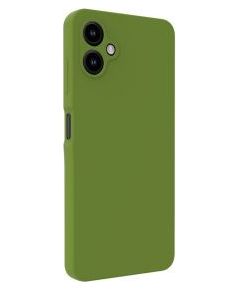 Evelatus Samsung  Galaxy A06 5G Premium Magnetic Soft Touch Silicone Case Army Green