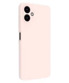 Evelatus Samsung  Galaxy A06 5G Premium Magnetic Soft Touch Silicone Case Pink Sand