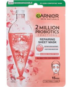 Garnier Skin Naturals / 2 Million Probiotics Repairing Sheet Mask 1pc W / Face Mask