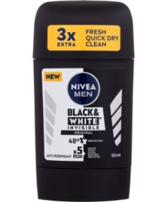 Nivea Men Invisible For Black & White / Original 50ml Deostick M / Antiperspirant