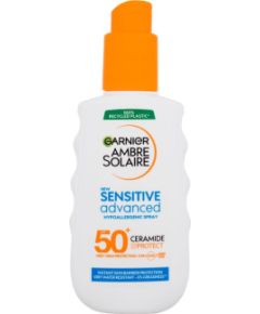 Garnier Ambre Solaire / Sensitive Advanced Hypoallergenic Spray 150ml SPF50+ U / Sun Body Lotion