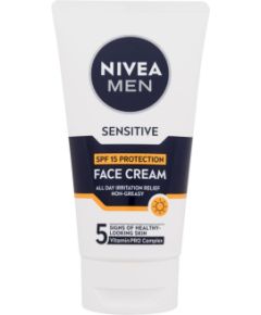 Nivea Men Sensitive / Face Cream 75ml SPF15 M / Day Cream