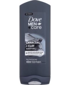 Dove Men + Care / Charcoal + Clay 400ml M / Shower Gel