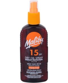 Malibu Dry Oil Spray 200ml SPF15 U / Sun Body Lotion