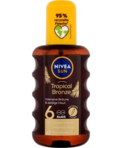 Nivea Sun / Tropical Bronze Oil Spray 200ml SPF6 U / Sun Body Lotion