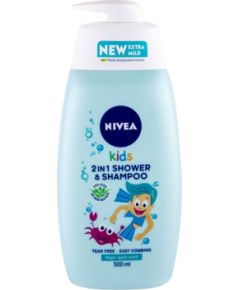 Nivea Kids / 2in1 Shower & Shampoo 500ml Magic Apple Scent K / Shower Gel