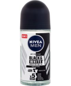 Nivea Men Invisible For Black & White / Original 50ml Deo Roll-On 48H M / Antiperspirant