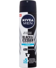 Nivea Men Invisible For Black & White / Fresh 150ml 48h M / Antiperspirant