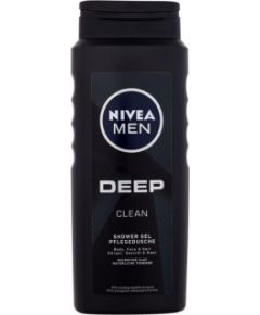 Nivea Men Deep / Clean 500ml Body, Face & Hair M / Shower Gel