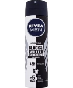 Nivea Men Invisible For Black & White / Original 150ml Deospray M / Antiperspirant